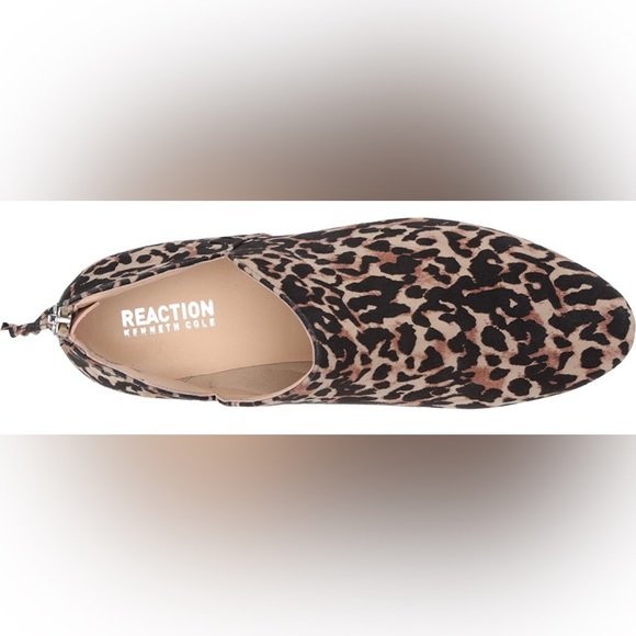 Kenneth Cole Reaction Side Way Leopard Booties Size 8.5 - Picture 3 of 9